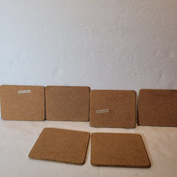 Basil Ede Rare/Vintage Bird Cork Coasters - Picture 8 of 9